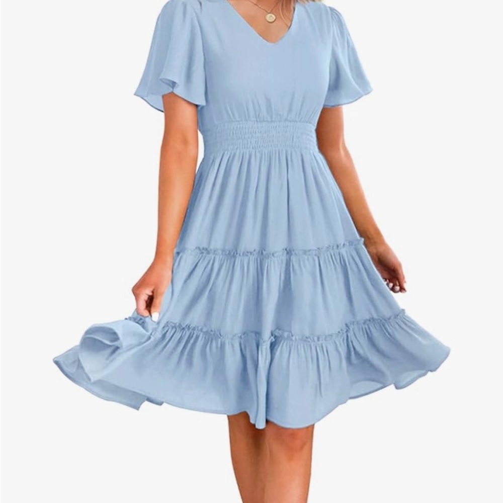 EUC Women’s Light Blue Midi Dress